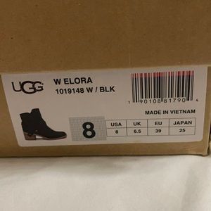 Black UGG boots size 8